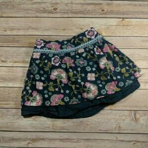 Cherokee Floral Corduroy Skirt -2T